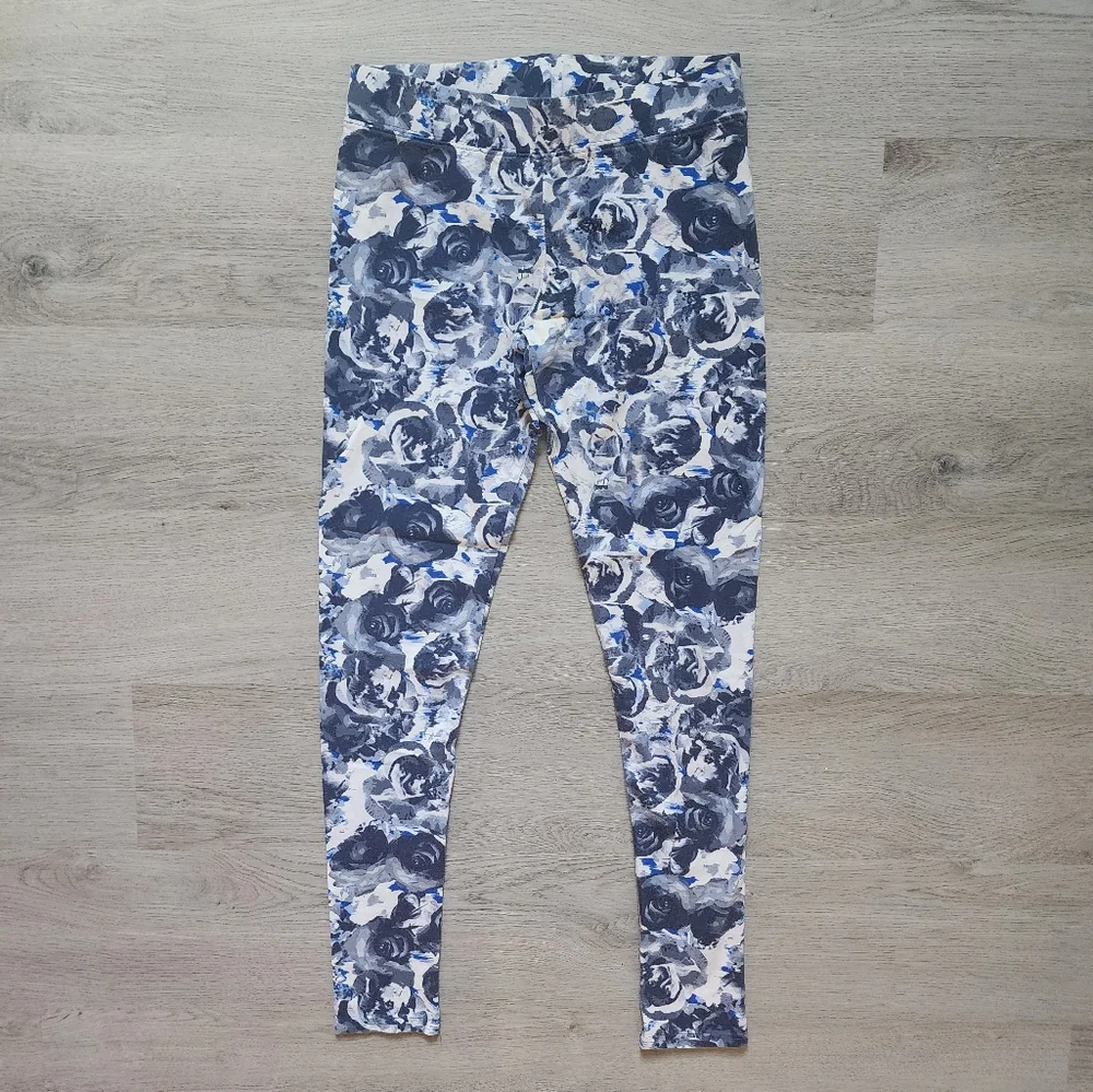 American Eagle Women's Floral Print Hi-Rise Leggings Casual Everyday Small S